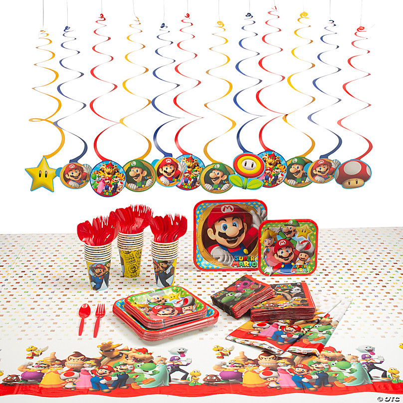 Super Mario Birthday Decorations / Super Mario 3D Paper Letters / Mario-inspired  Party Accessories 