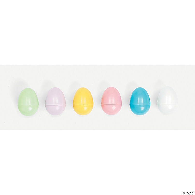 2 1/4 Pastel Candy-Filled Plastic Easter Eggs - 24 Pc.
