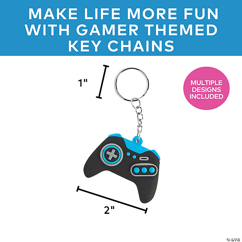 NSBELL 24PCS Video Game Controller Keychains In 6 Colors - Foto 11