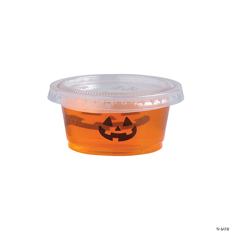 100 Sets] 4 oz Small Plastic Containers with Lids, Jello Shot Cups