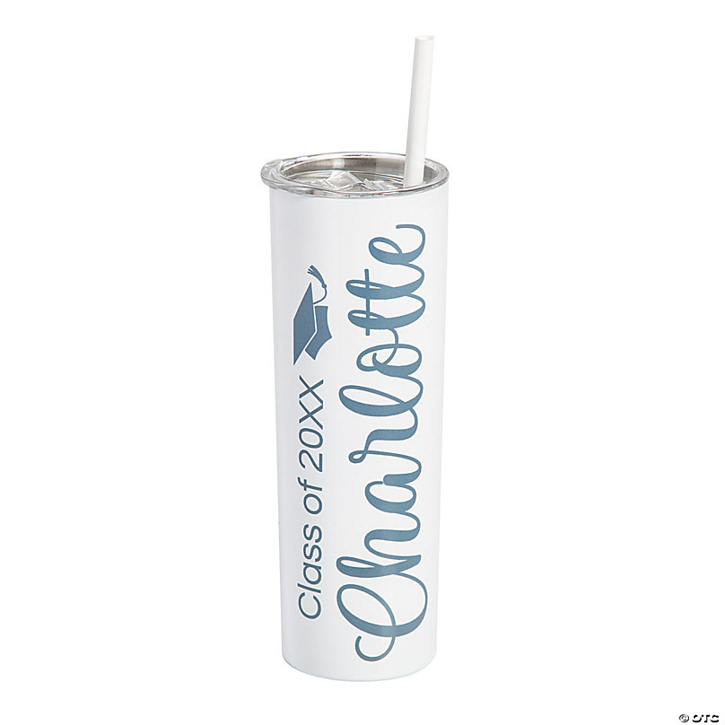 Personalized Tumbler with Lid and Straw, Name Tumbler, Personalized St –  The Little Blue Lion
