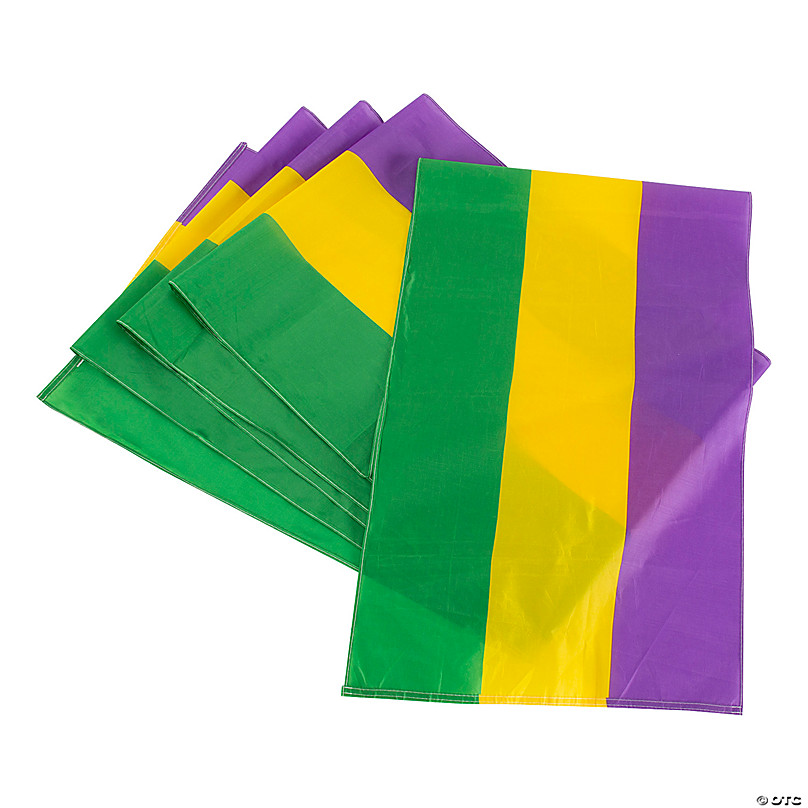 Mardi Gras Ribbon Bunting - FREE Shipping