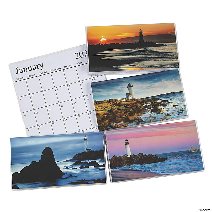 12 Pieces 2021-2022 Beautiful America Pocket Calendars Stationery