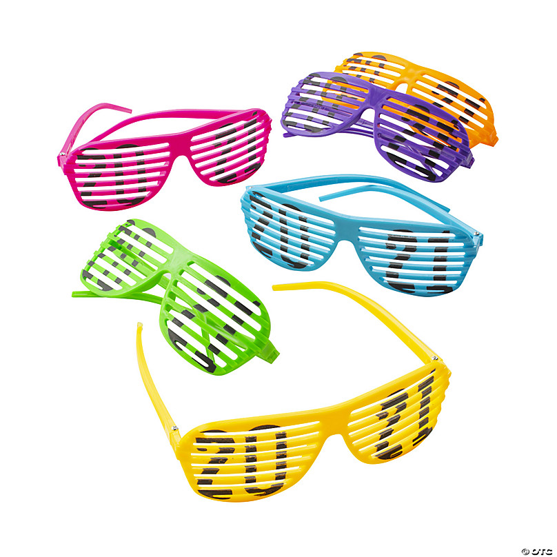 2021 Neon Shutter Shades - 12 Pc. - Discontinued