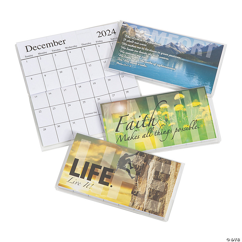 2023 2024 Inspirational Pocket Calendars 12 Pc ~14122522 