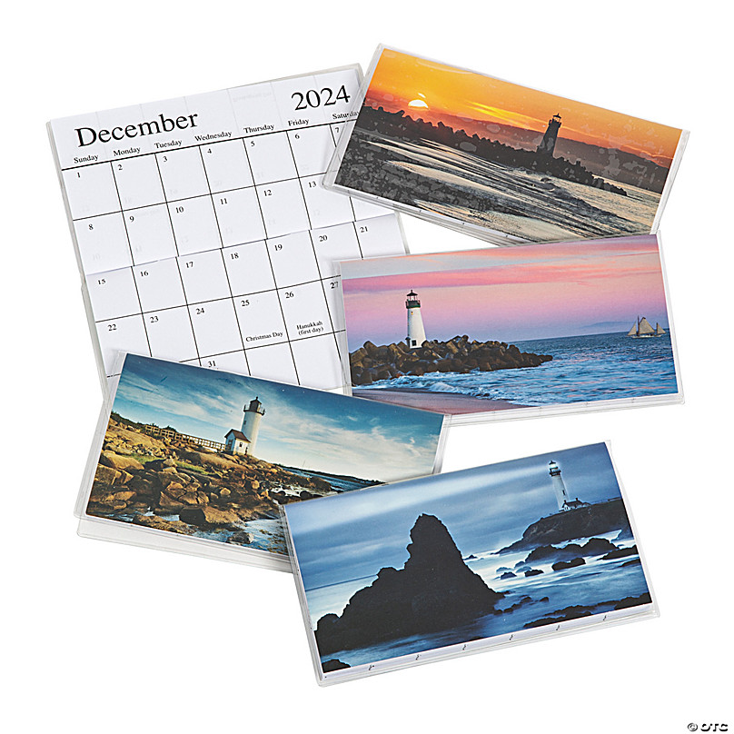 2023 - 2024 Lighthouse Pocket Calendars - 12 Pc. | Oriental Trading