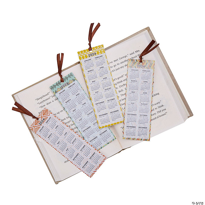 2024 Calendar Bookmarks 12 Pc. Oriental Trading