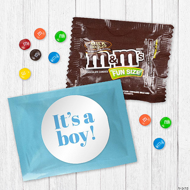 105 Pcs It's a Boy Candy Blue Baby Shower Chocolate Assortment (1.75lbs -  Approximately 105 Pcs) 