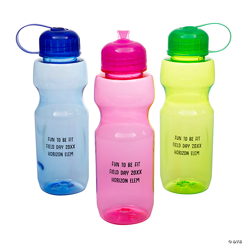 Custom Water Bottles (24 Oz., 2 x 11)