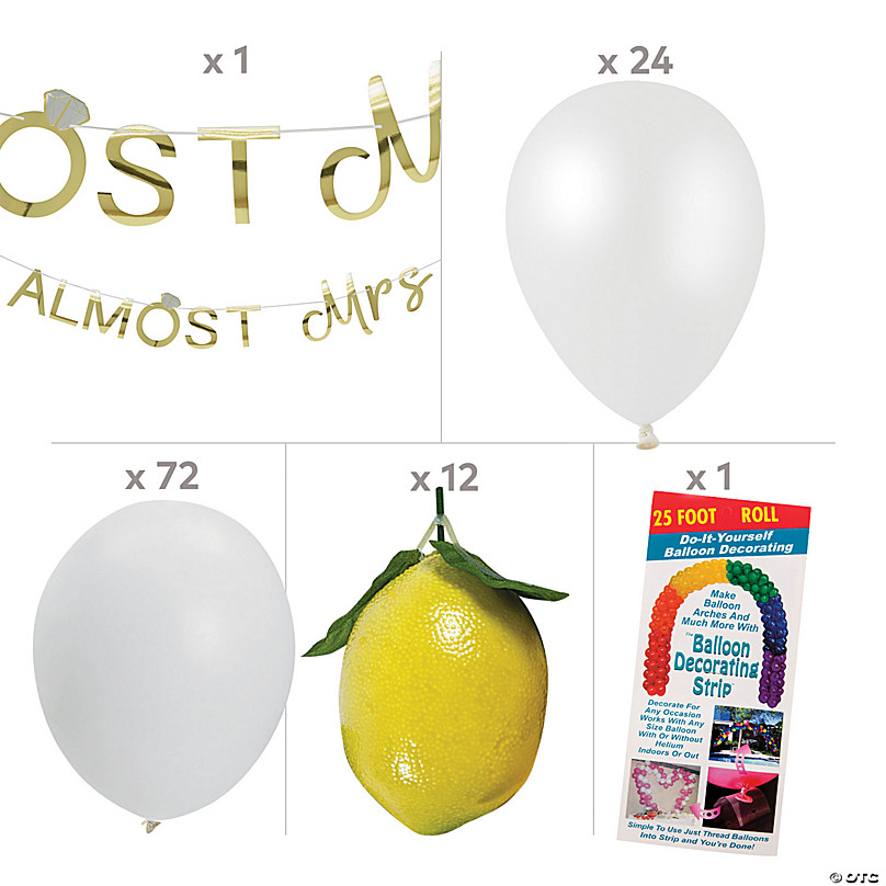 Lemon Balloon Garland Instructions - Pretty Collected
