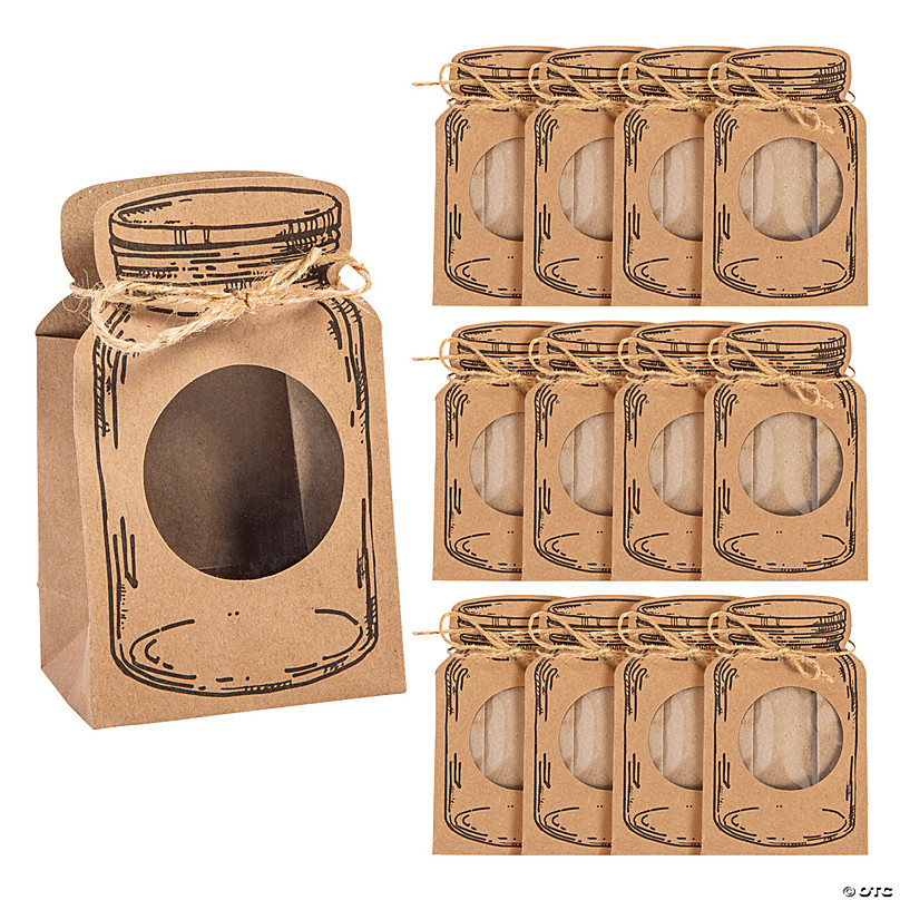 Large Kraft Mason Jar Bags Wholesale [SP7K]