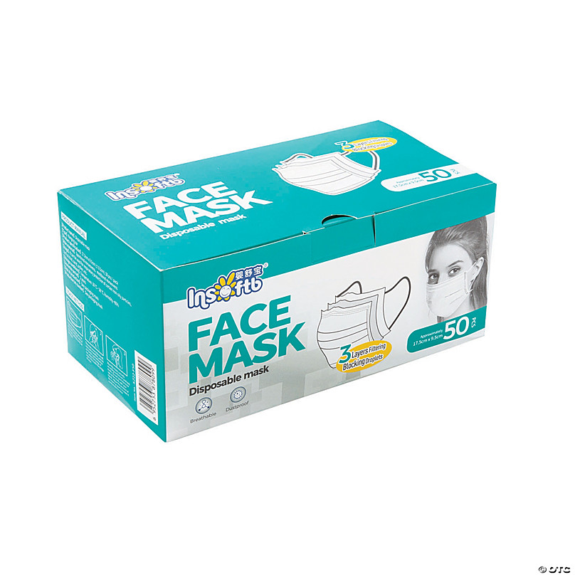 MIXED Pack of 20 Assorted Disposable Face Masks – TrayToonz
