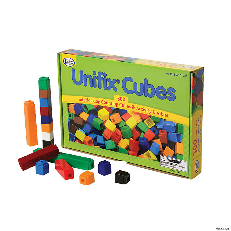 Unifix Compatible  Connecting Cubes 10 x 10 = 100 Student Resource Simfit 