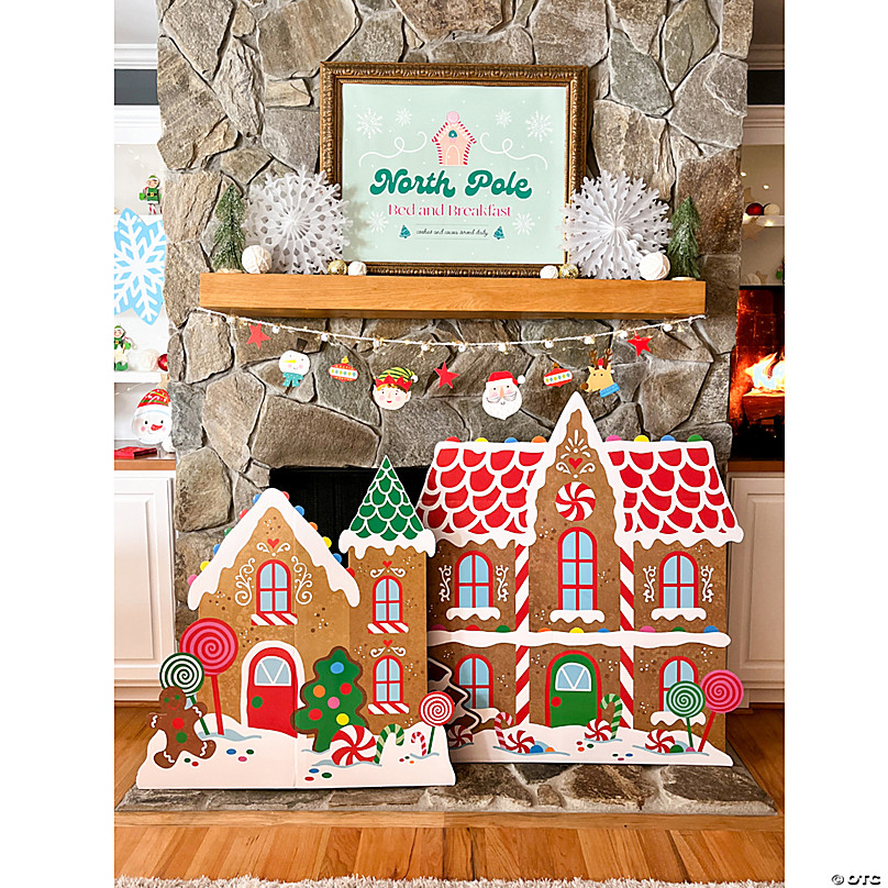 3 Ft. 3D Letters to Santa Cardboard Mailbox