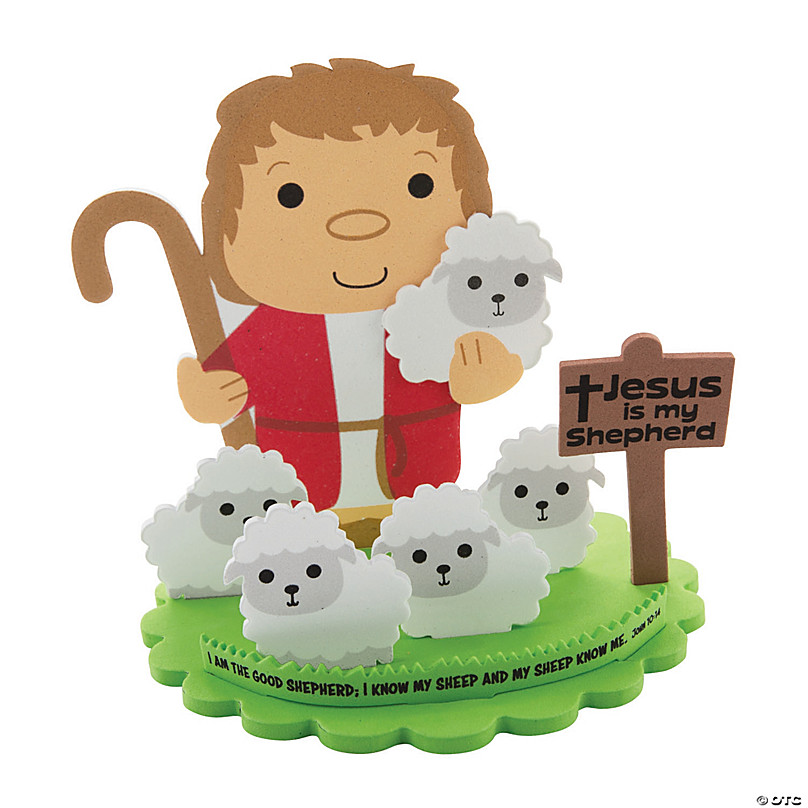 3D Good Shepherd Craft Kit - Makes 12 | Oriental Trading