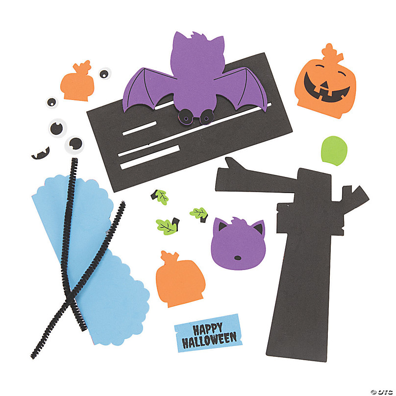 Halloween Skeleton Paper Chain Craft Kit - Makes 12