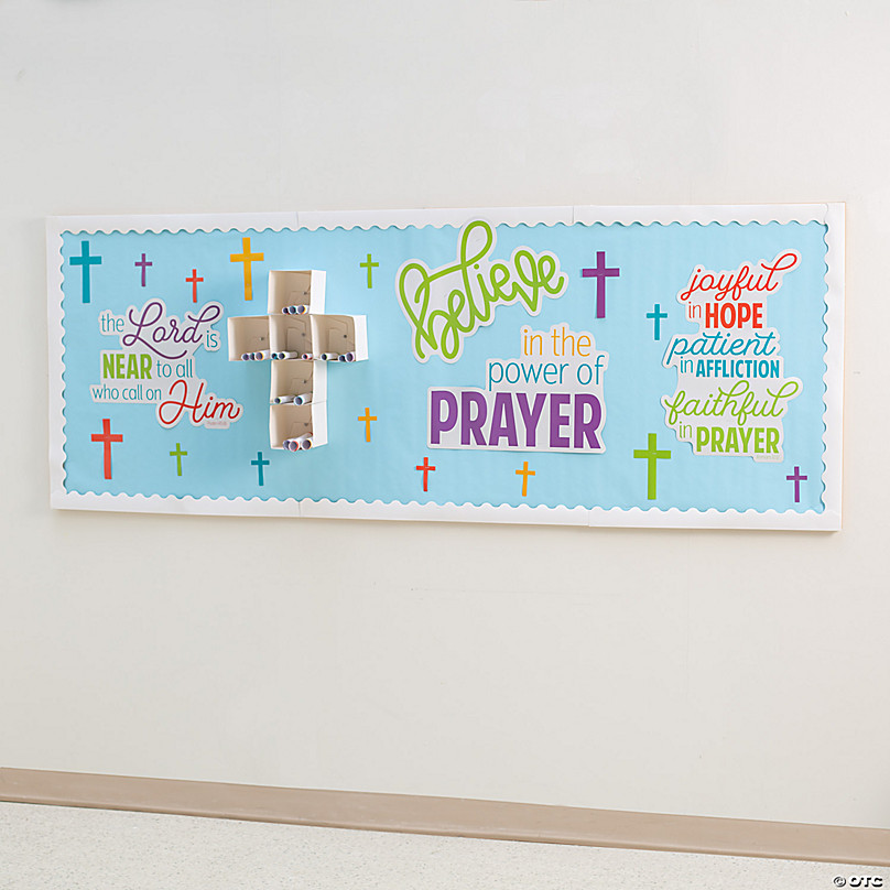 Prayer Is The Key - Religious - Christian Classroom Bulletin Board/Door Kit