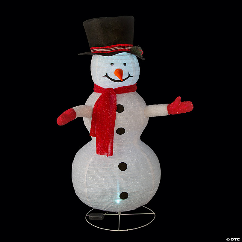 Evergreen Snowman Beaming Buddies Collapsible Lantern