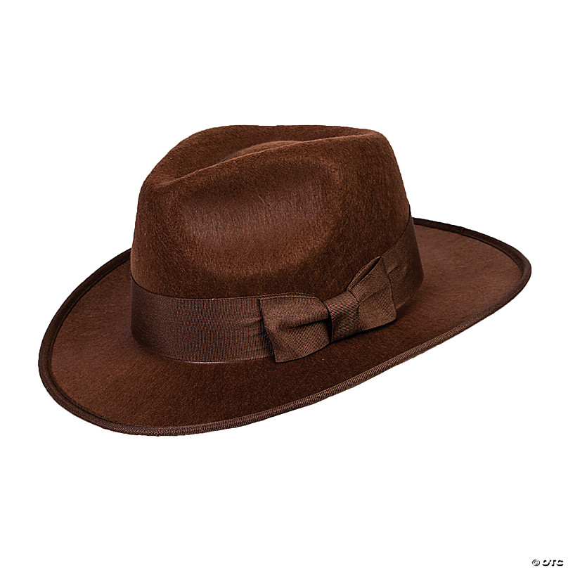 40's Brown Fedora Hat | Oriental Trading
