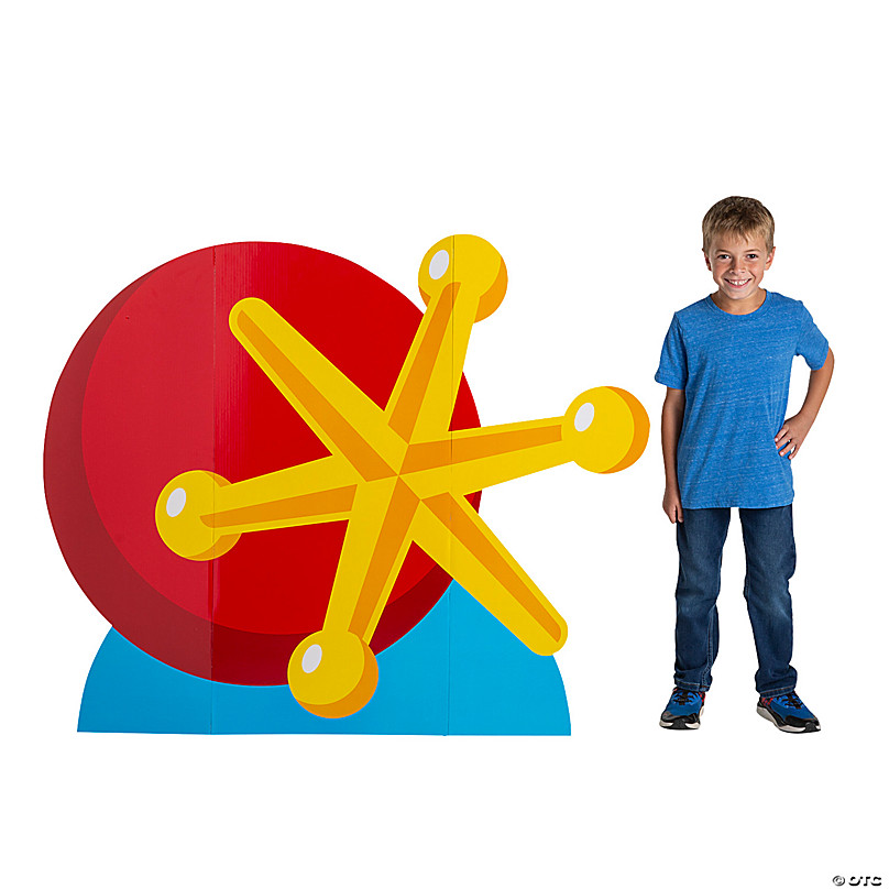 47 1/2 Large Spinner Wheel Cardboard Cutout Stand-Up