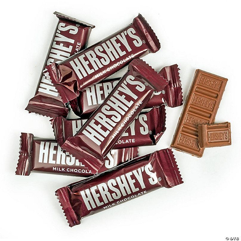 44 Pcs Bulk Thank You Candy Hershey's Snack Size Chocolate Bar Employee ...