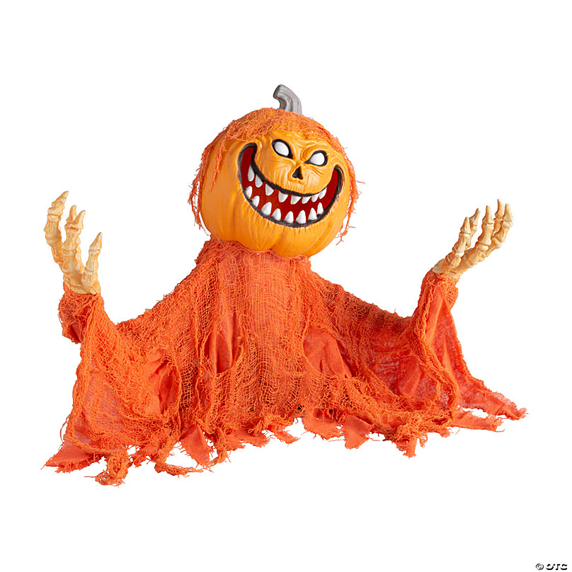 47 Animated Pumpkin Man Groundbreaker Halloween Decoration~14114153 A01 