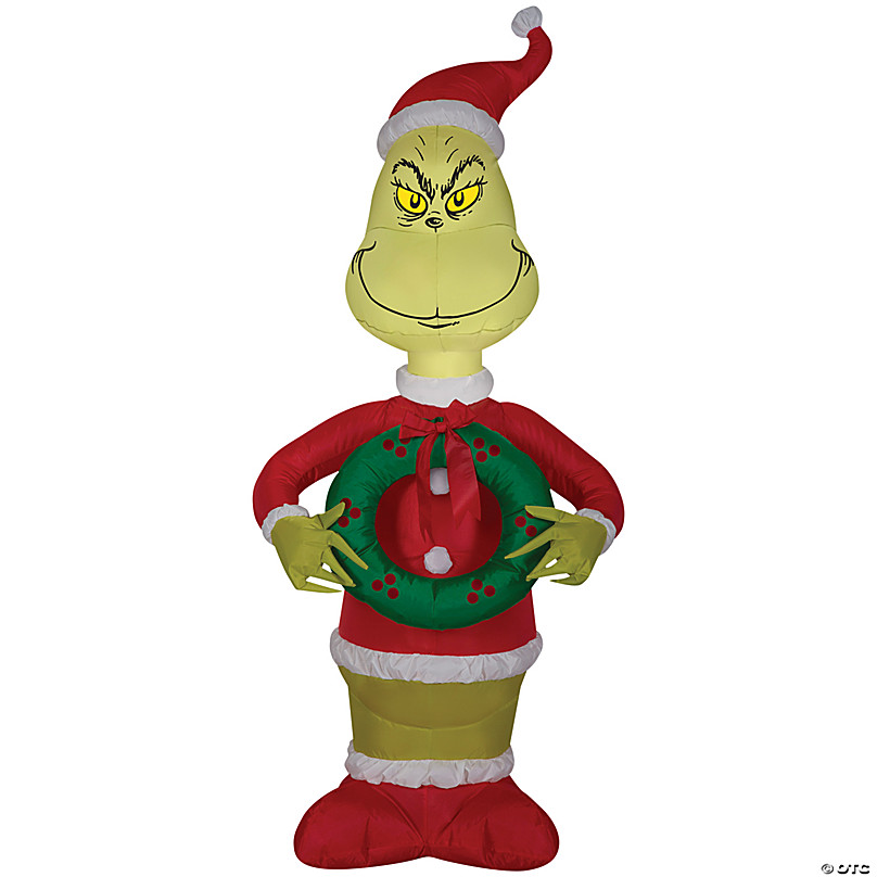 Gemmy Dr. Seuss The Grinch Car Buddy Christmas Airblown Inflatable