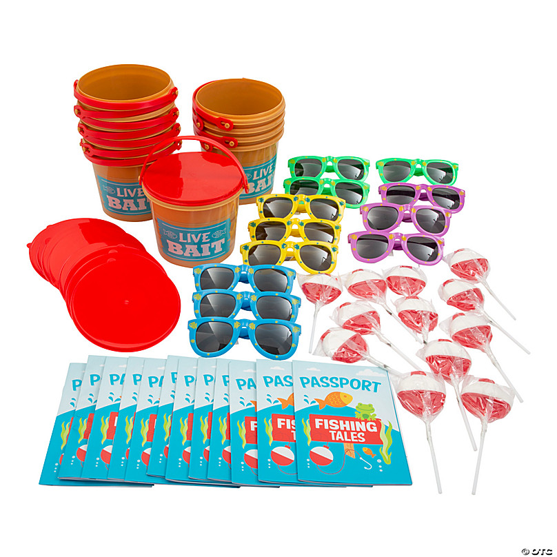 48 Pc. Little Fisherman Party Favor Kits for 12