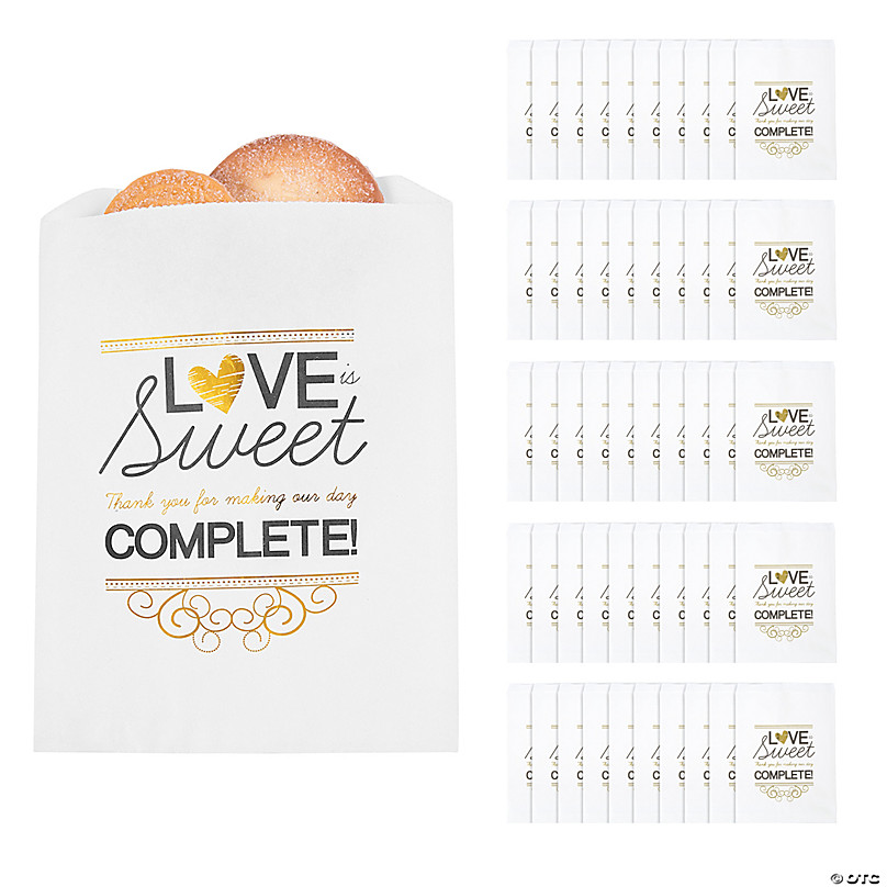 5 3/4 x 8 Bulk 150 Pc. A Sweet Thank You Cookie Treat Bags