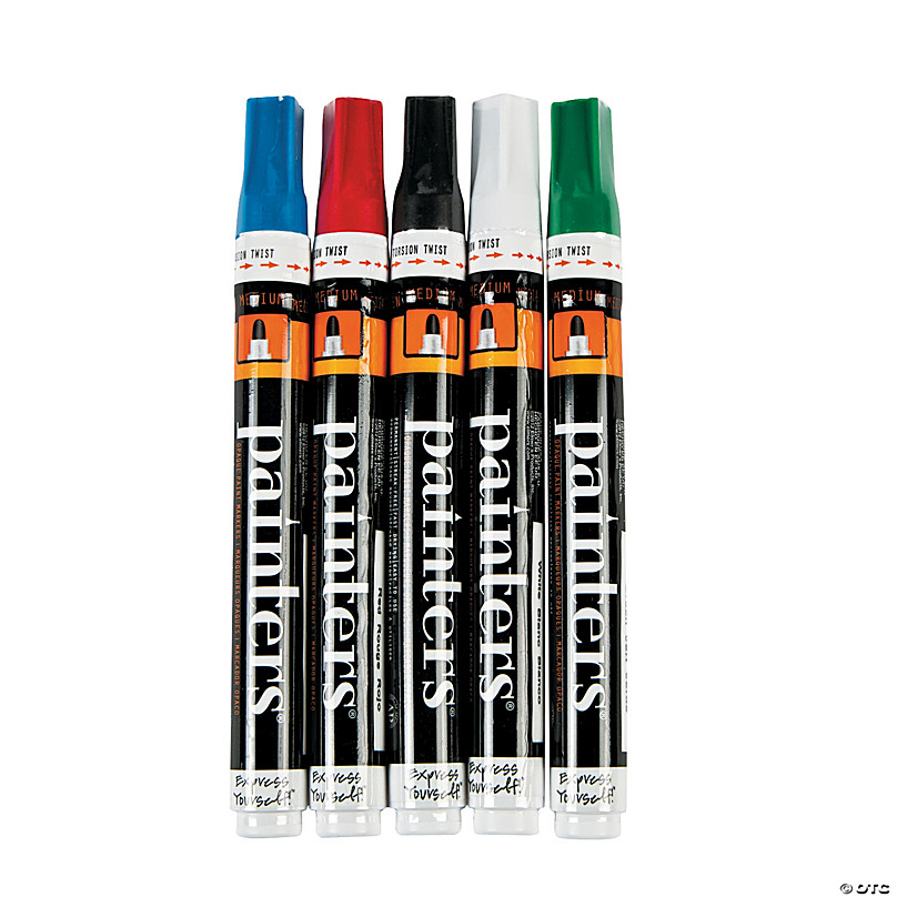 Elmer's Painters Opaque Paint Marker, Medium Point, Neon Brights, 1-Pack of  5