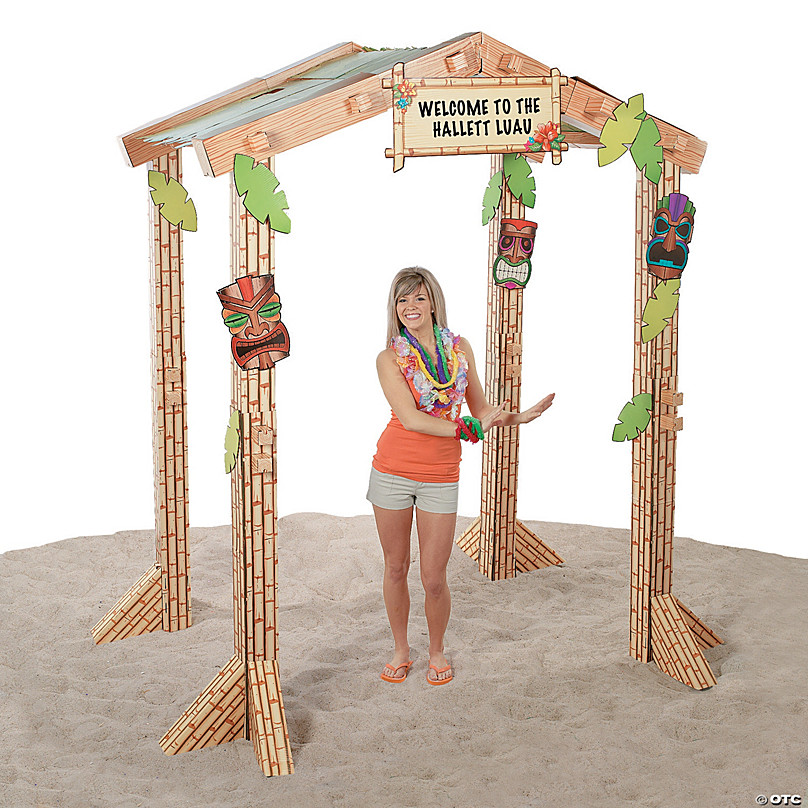 SS4500) lifesize cardboard cutout of Hula Girl Stand-in (Beach