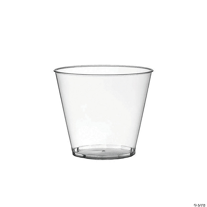 Smarty Had A Party 4 oz. Clear Oval Plastic Mini Cup with Lid and Spoon (288 Cups)