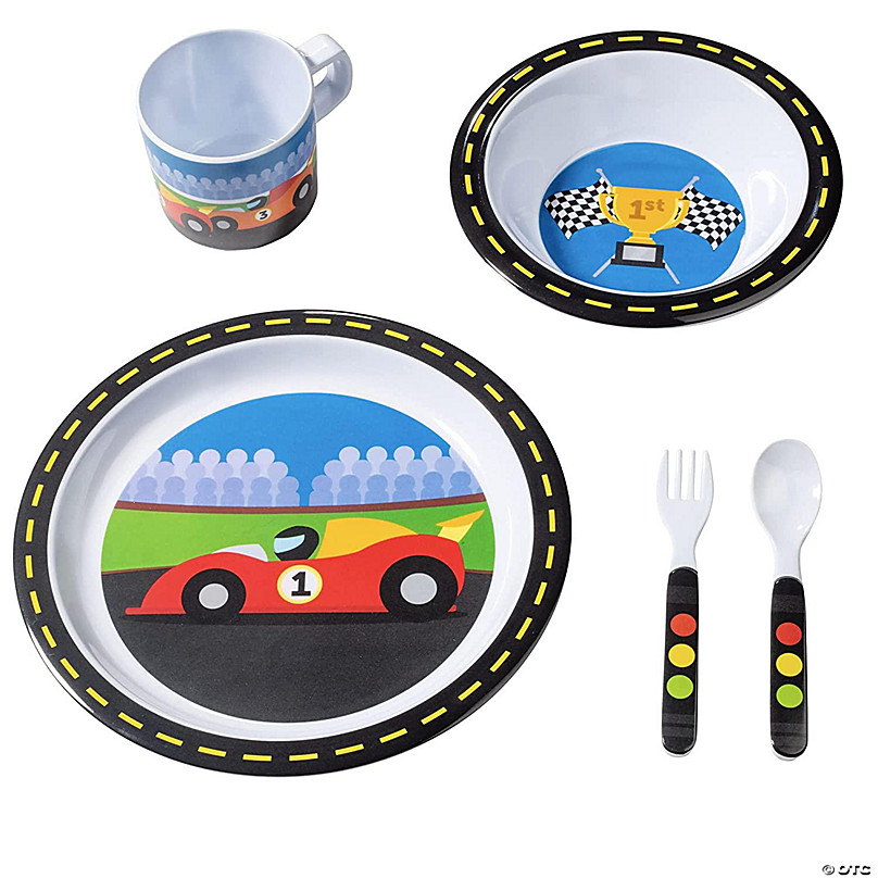 Daniel Tiger 5 Pc Mealtime Feeding Set for Kids - Plate, Bowl, Cup, Fork,  and Sp