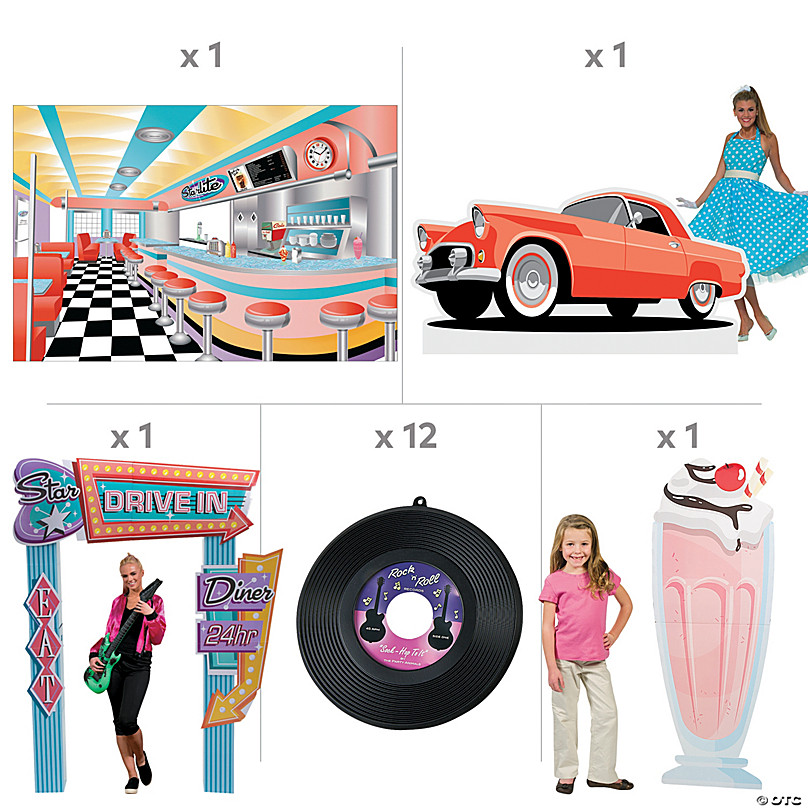 Diners & Drive-Ins Milkshake Decorating Kit