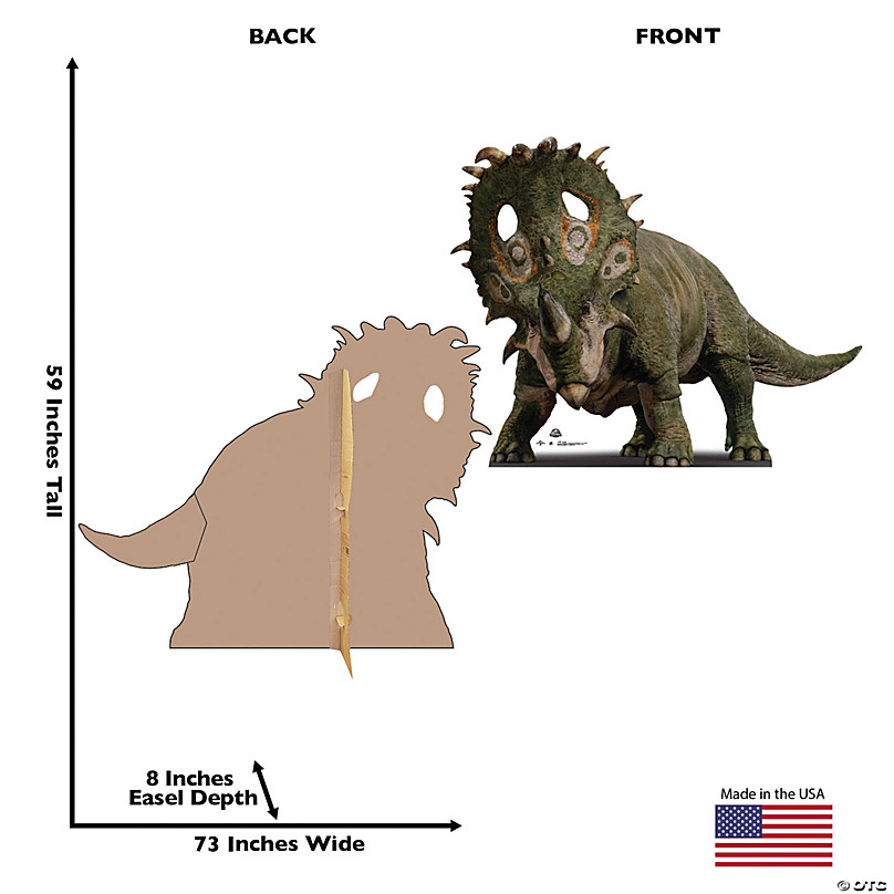 Triceratops Official Jurassic World Cardboard Cutout / Standee
