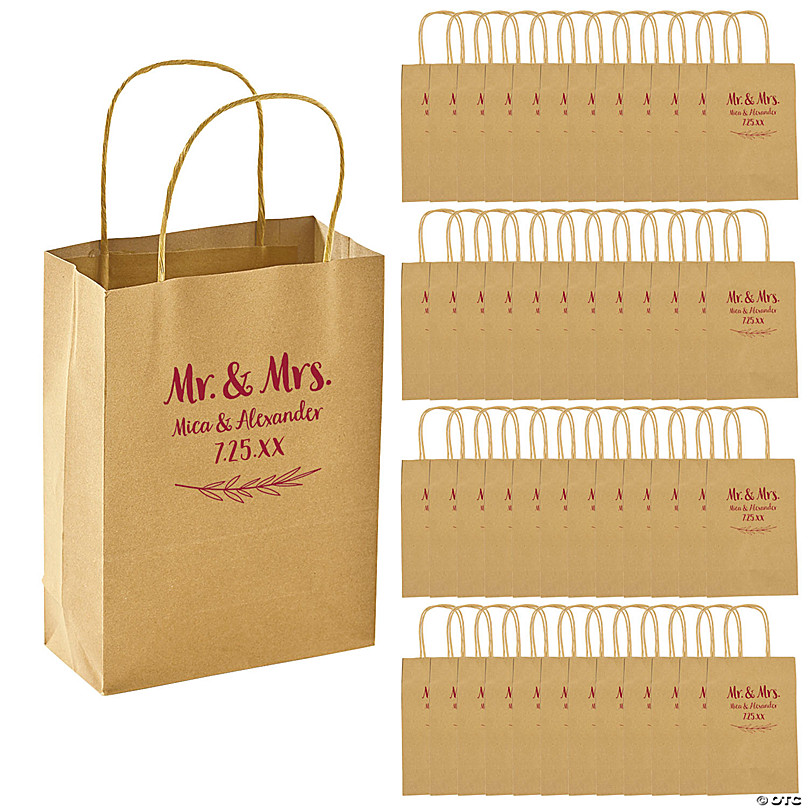 10 x 13 Large Black & Gold Graduation Paper Gift Bags with Tag & Tissue  Paper Kit for 12