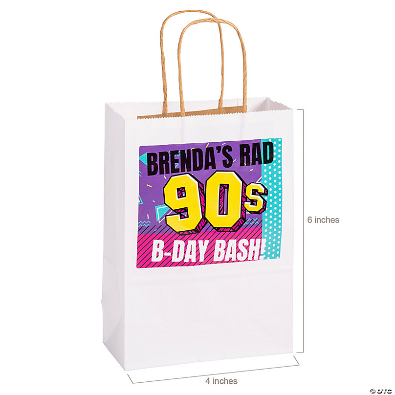 50th Birthday Gift Personalised Gift Bag Birthday Gift 
