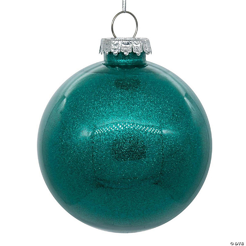 Bulk Red & Green Ball Shatterproof Plastic Christmas Ornaments - 50 Pc.