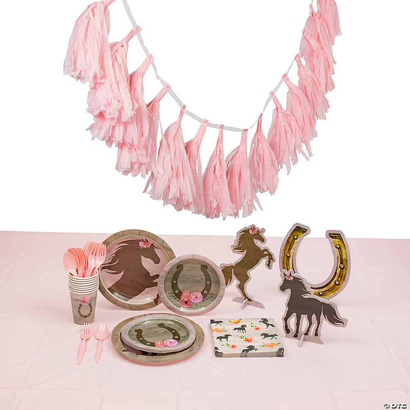 Horse Race Party Decorations, Horse Banner, Cowgirl Birthday