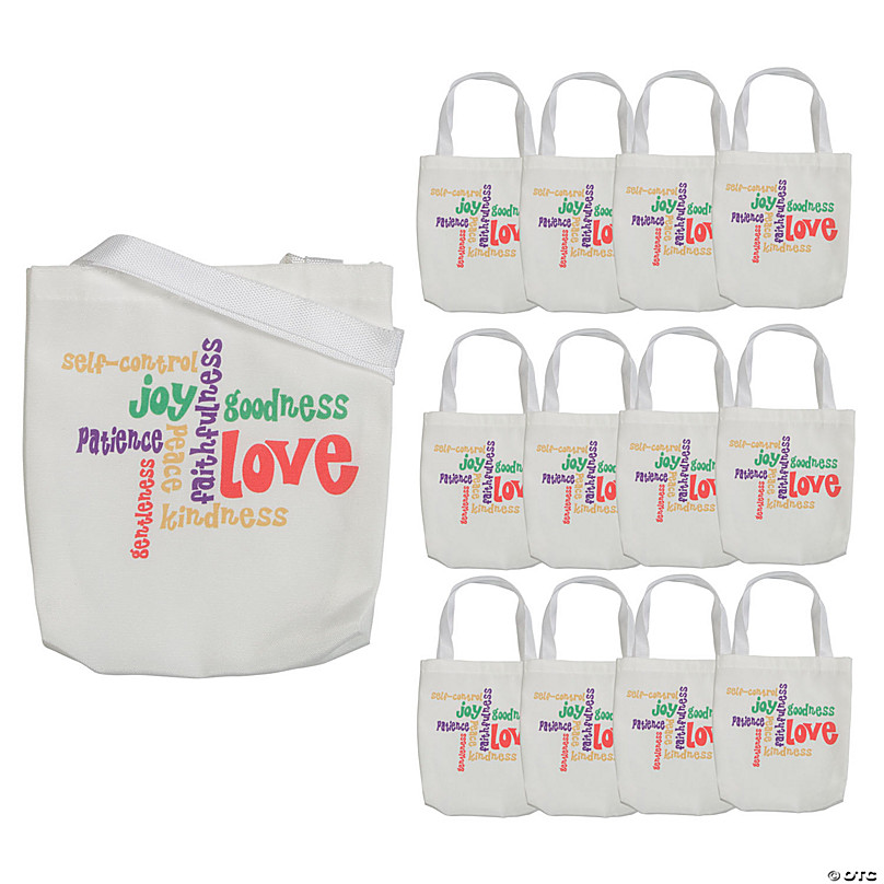 Buy 2 Religious Themed Inspirational Christian Tote Bags for Women