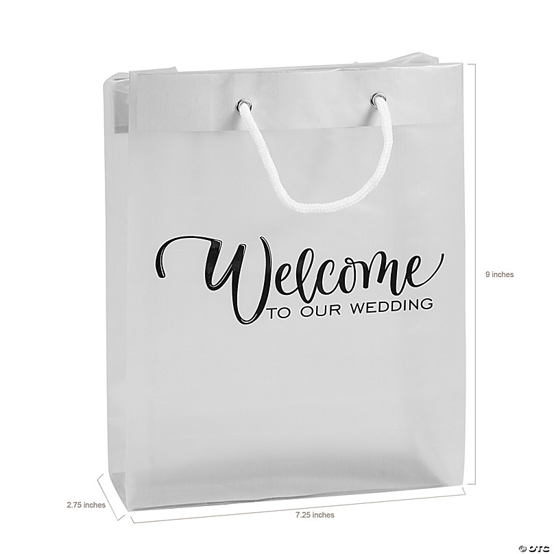 80 Pcs Gold Wedding Welcome Bags for Hotel Guests Bulk Thanks