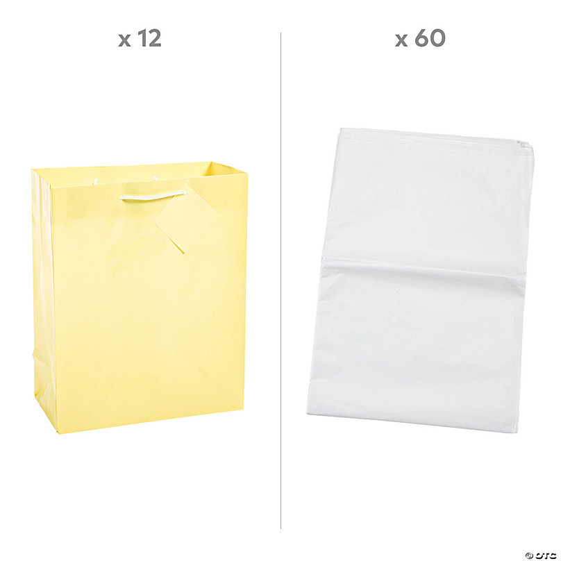Medium White Paper Treat Bags 12ct