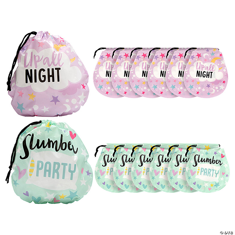 Slumber Party Favors, Sleepover Party, Slumber Party Favor Bags,  Personalized Slumber Party Favor Bags, Sleepover Party Favors 