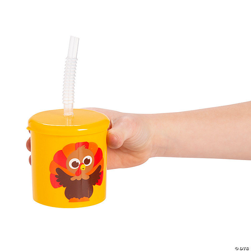 Kids Thanksgiving Cup, Thanksgiving Party Cups, Turkey Cups