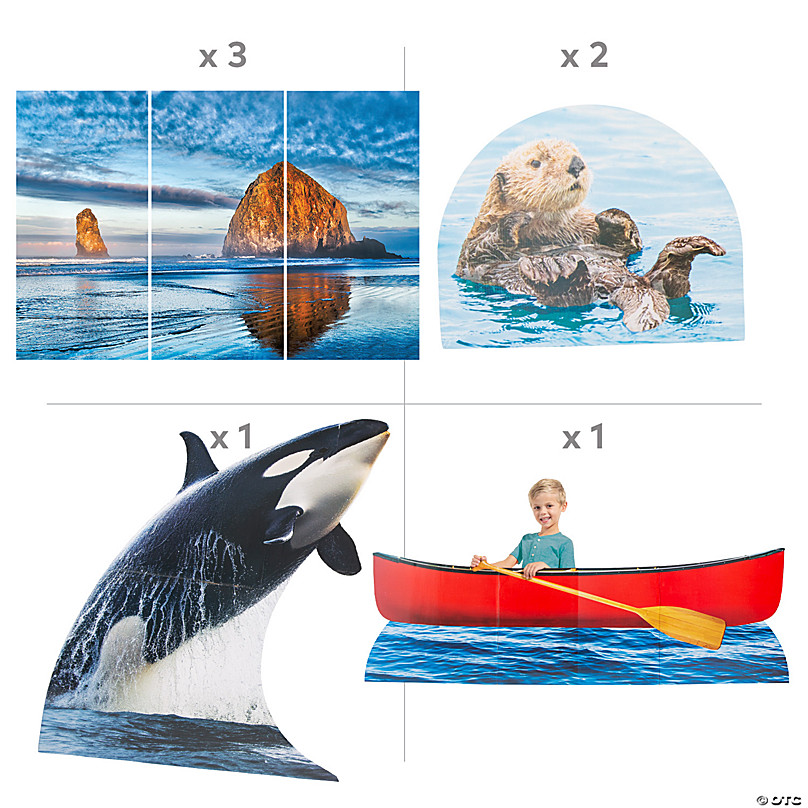 Rocky Beach VBS Sea Lion Cardboard Cutout Stand-Ups - 2 Pc