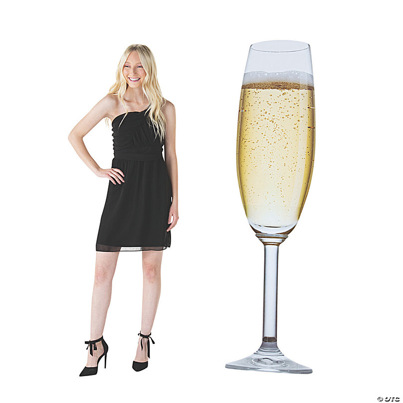 Celebrate Champagne Glasses Cardboard Stand-Up