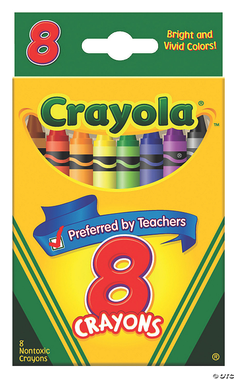 8-Color Crayola® Crayons - 12 Boxes