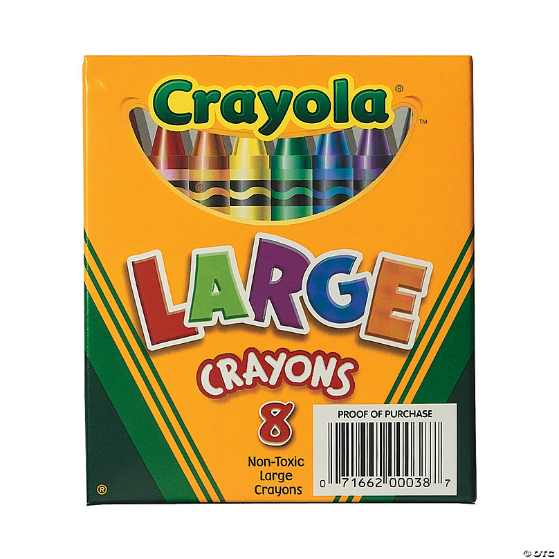 8-Color Crayola® Large Crayons