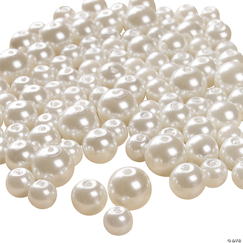  Bundooraking 2000+pcs Pearl White Clay Beads Bulk