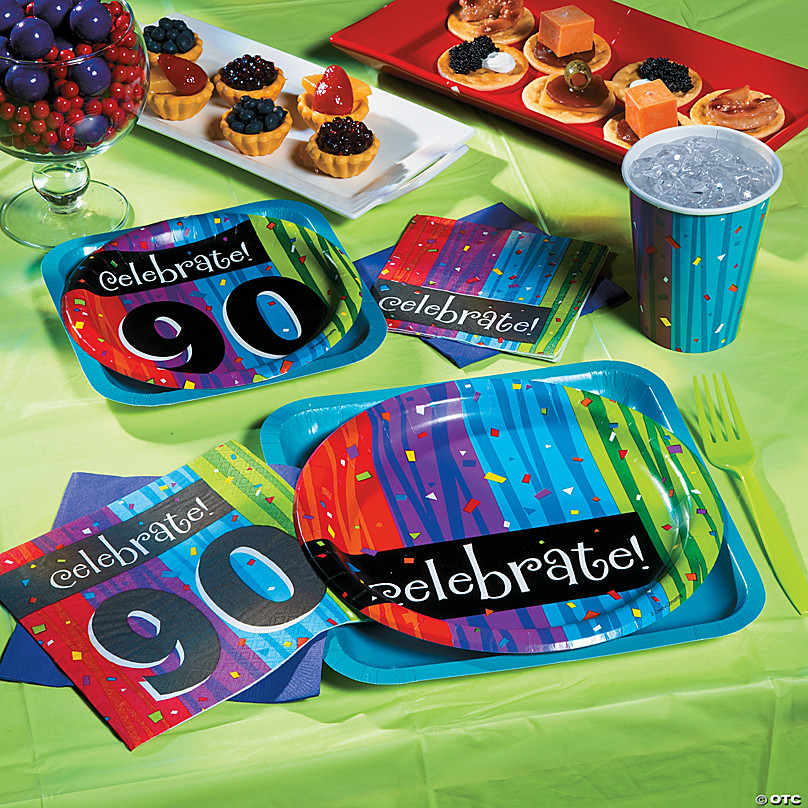 Ideas and Happy 90th Birthday Party Supplies Details about   90 Never Looked So Good Hat 